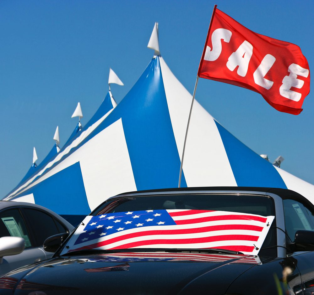 car dealership sale