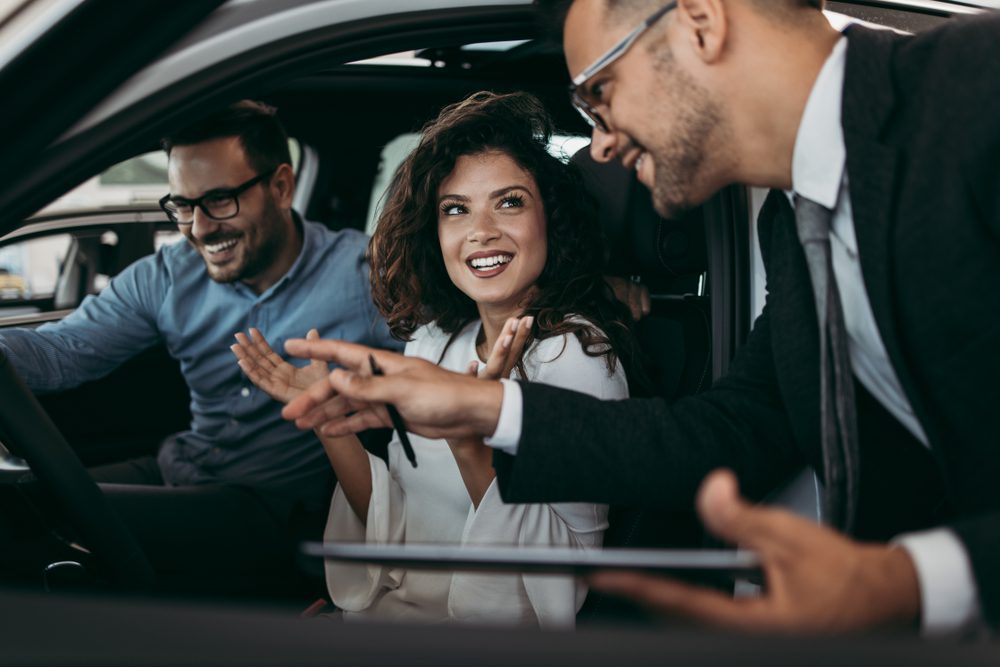 By shopping with dealers registered with the IRS, a car buyer can use their electric vehicle tax credit as a down payment at the time of sale.