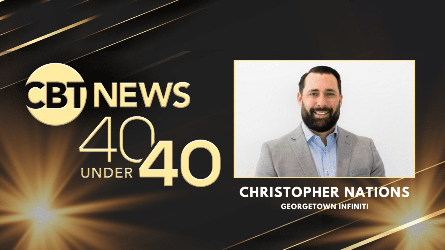 Christopher Nations is the GM at Hi-Tech Motorcars Georgetown Infiniti and has shown his dedication to his craft for the past 15 years.