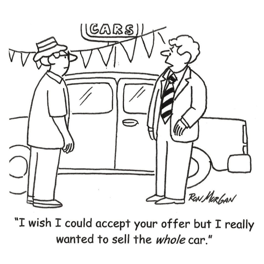 I Really Wanted To Sell The Whole Car