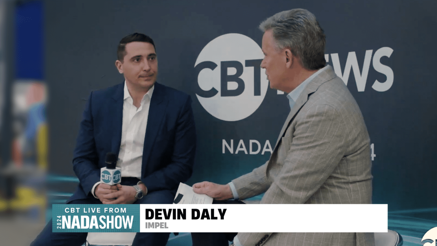 Exclusive interview with Impel's Co-founder and CEO Devin Daly by CBT News' Jim Fitzpatrick at the 2024 NADA Show.