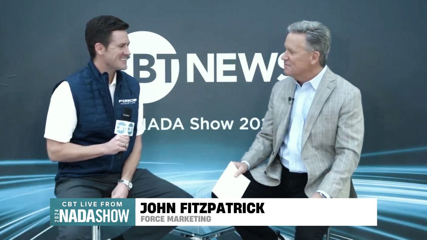 CBT News host Jim Fitzpatrick had the chance to meet with John Fitzpatrick, CEO and President of Force Marketing, at the 2024 NADA Show.