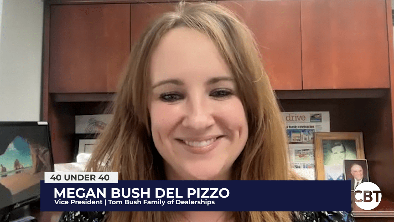 CBT News 40 Under 40 Award winner Megan Bush Del Pizzo joins Shyann Malone for an exclusive interview covering her professional journey.
