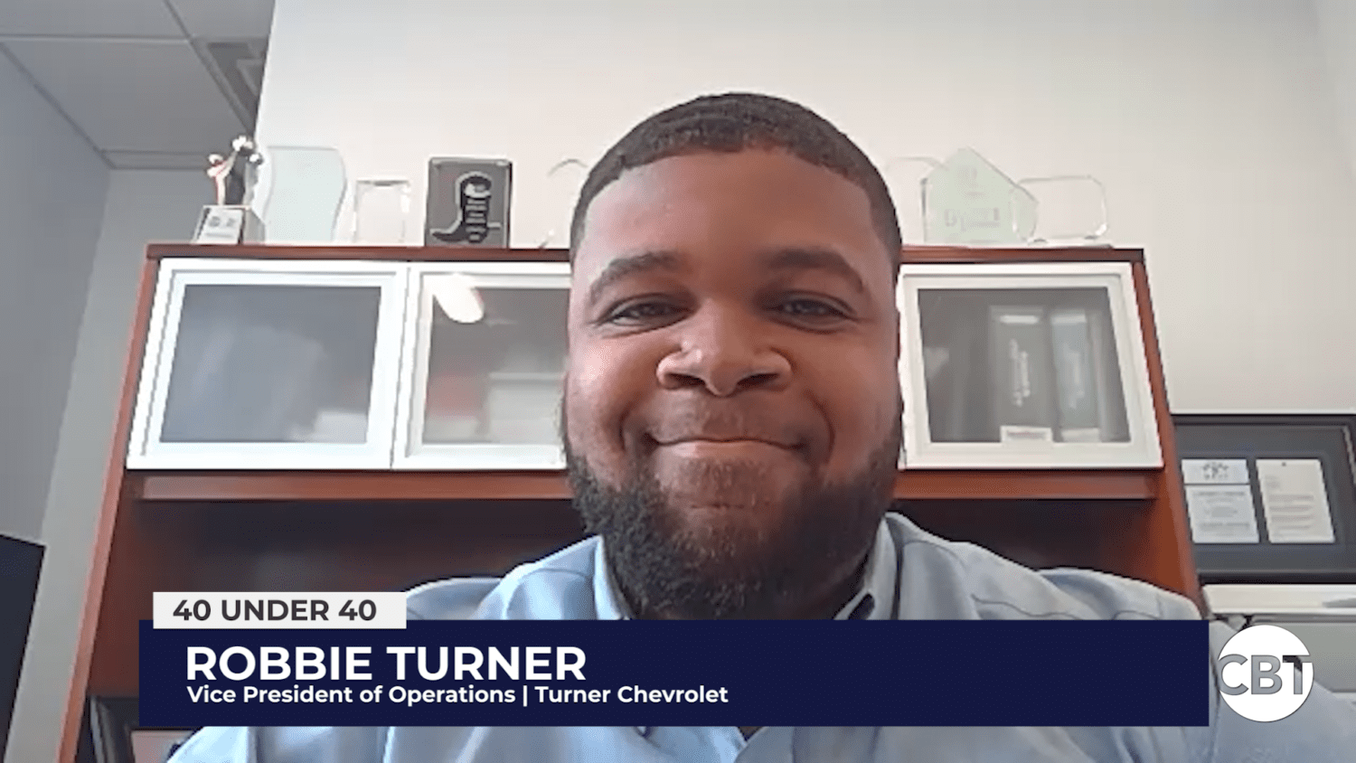 Robbie Turner has had an automotive industry odyssey that earned him a nomination for the prestigious CBT News 40 Under 40 Award.
