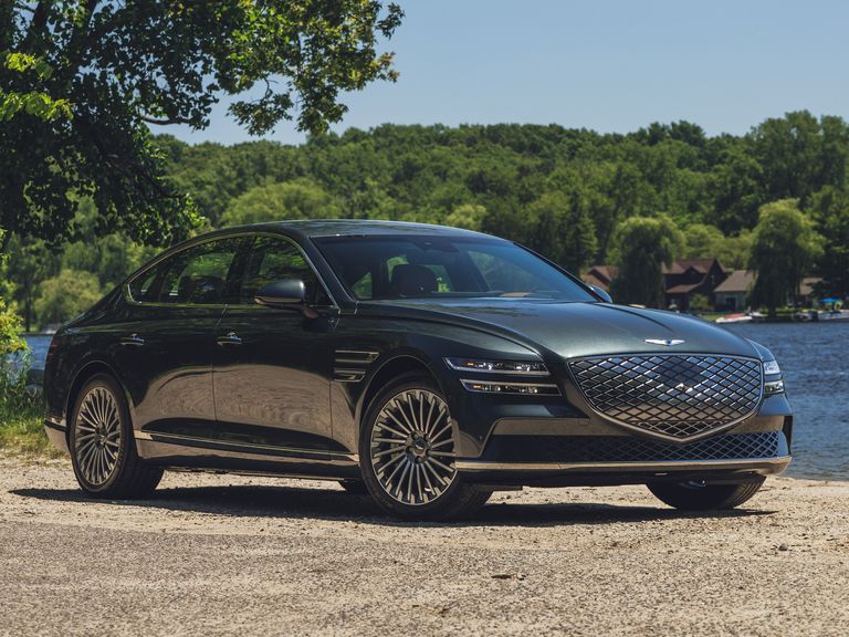 On Thursday, luxury automaker Genesis unveiled the updated Electrified G80 at the Busan International Mobility Show (BIMOS)