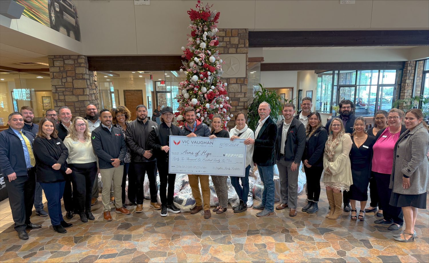 The dealership, along with the Vic Vaughan Family Foundation (VVFF), has been dedicated to giving back and supporting local initiatives.