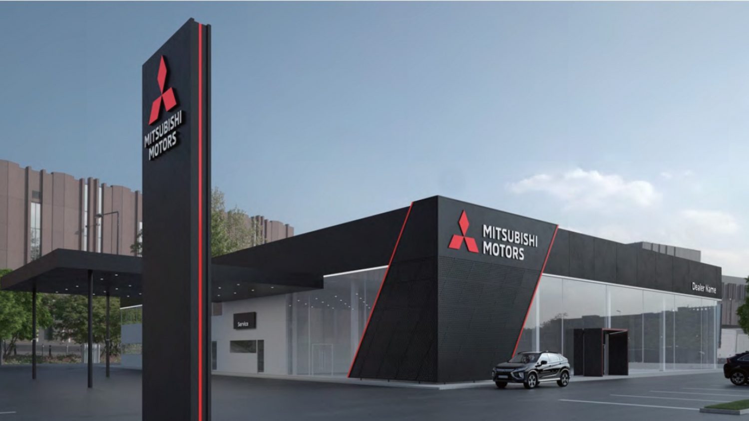 Mitsubishi sues Washington-based dealer for failure to comply with Visual Identity Program and redirecting cars to competitor service center.