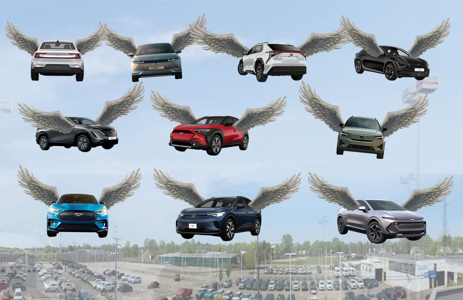 It’s not futuristic flying cars that are winging their way off of dealer lots.  In certain parts of the country, EVs – both BEVs and PHEVs.