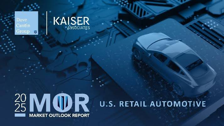 Dave Cantin Group's 2025 Market Outlook Report just released today and contains can't miss insights into the U.S. retail automotive industry.