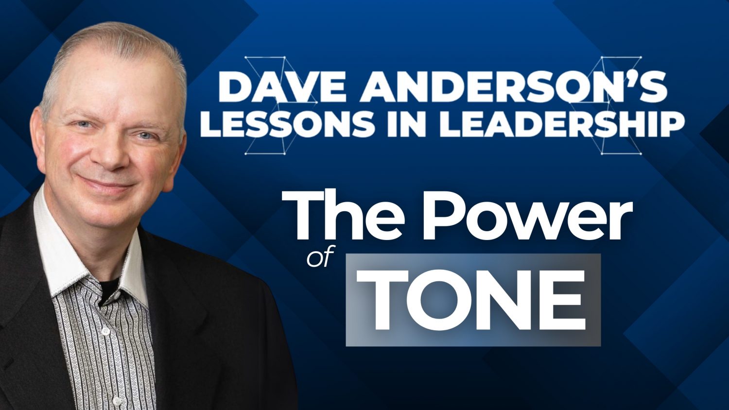 Dave Anderson emphasizes that tone and inflection play a critical role in feedback, especially when holding people accountable.