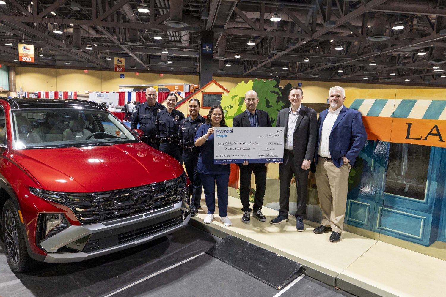 Hyundai donates $100K to Children’s Hospital Los Angeles to expand child passenger and pedestrian safety programs.