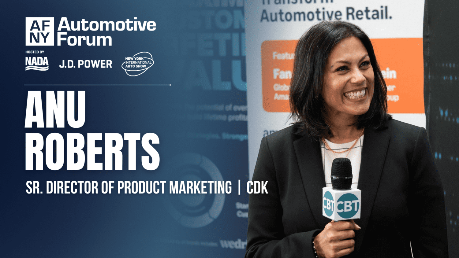 CDK Global’s Anu Roberts shares key insights from the 2025 Friction Points Study at the NY Automotive Forum.