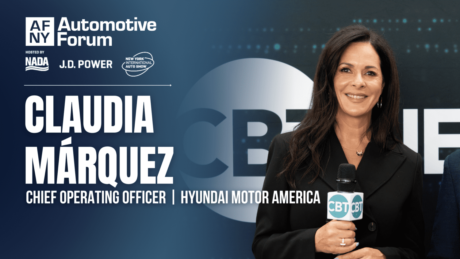 Hyundai COO Claudia Márquez shares EV strategy, U.S. investments, and Q1 sales success at the 2025 NY Automotive Forum.