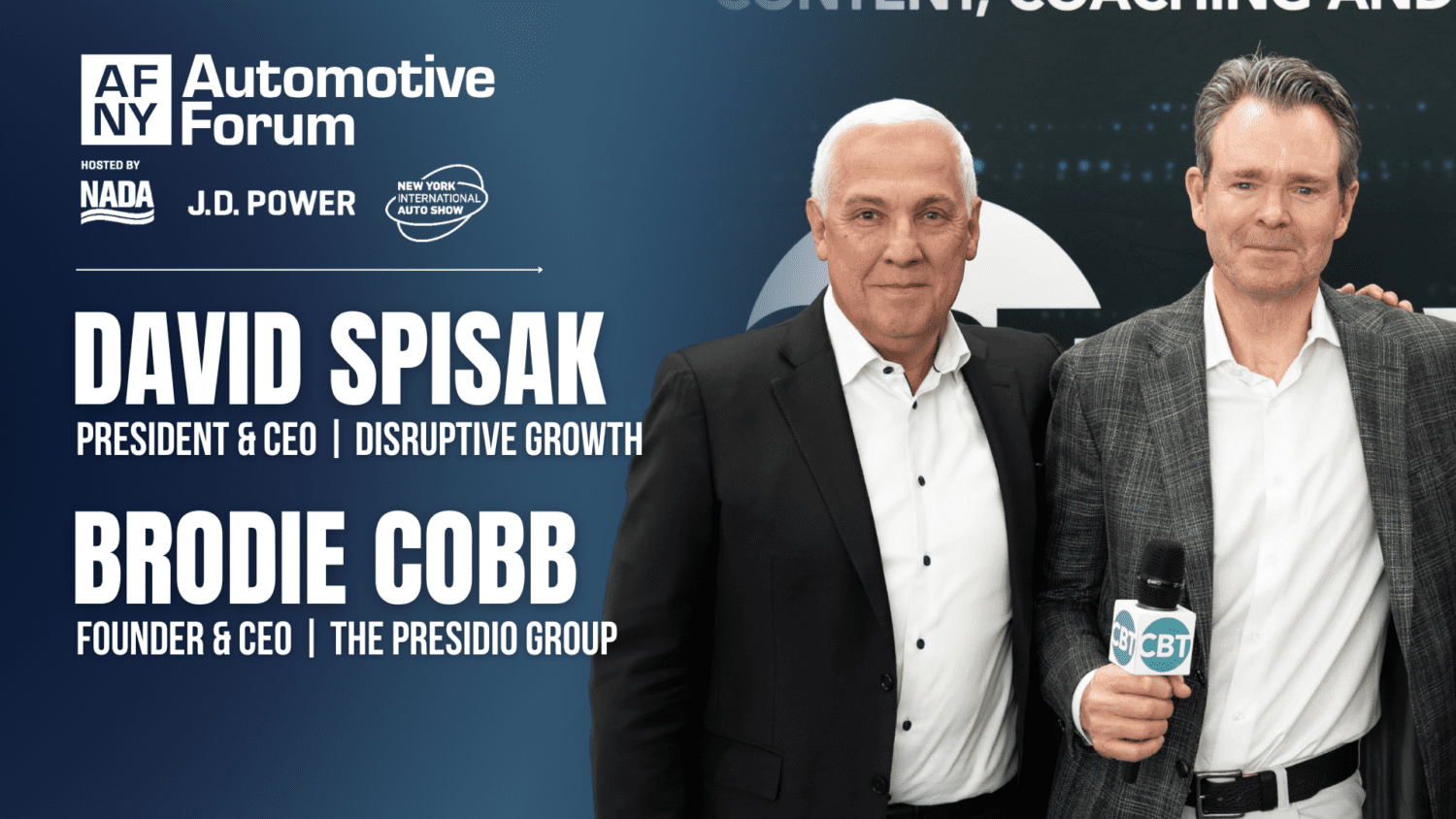 David Spisak and Brodie Cobb share insights on AI, data, and the future of tech partnerships at the 2025 NY Automotive Forum.