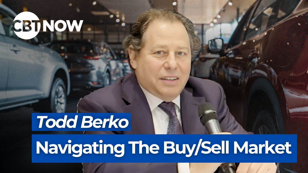 On today's CBT Now, Todd Berko shares insights into the factors driving deals in today's market and why long-term success remains unchanged.