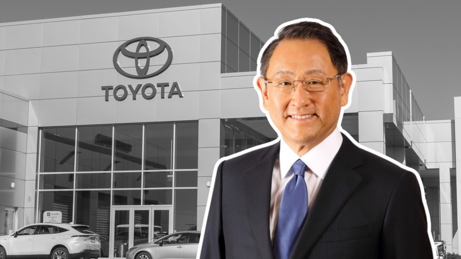 Akio Toyoda was re-elected Toyota chairman as the automaker advances a \$33B buyout bid, drawing scrutiny from overseas investors.