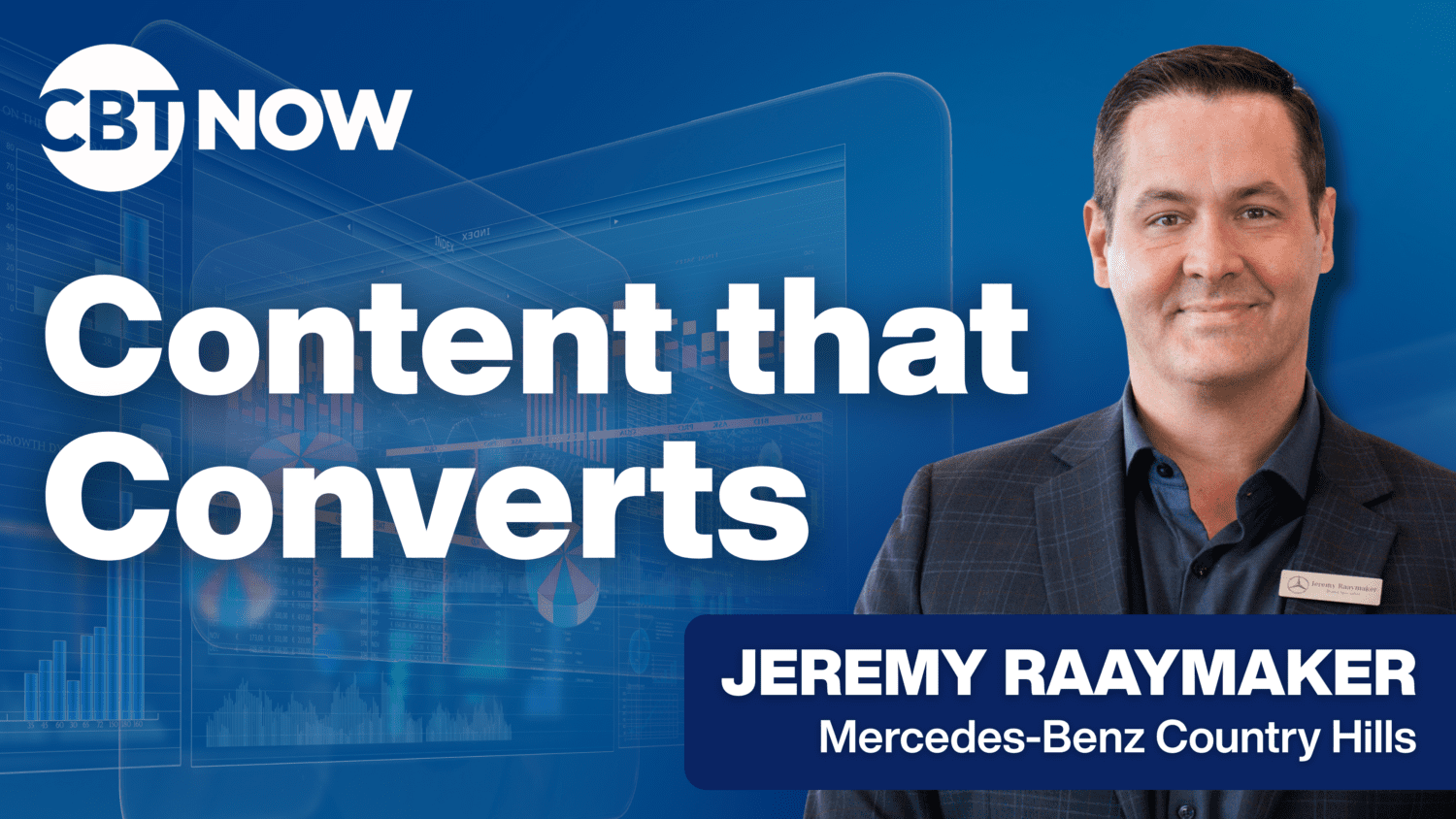 On the latest episode of CBT Now, Jeremy Raymaker joins us to discuss how his team leverages social platforms to grow their business.