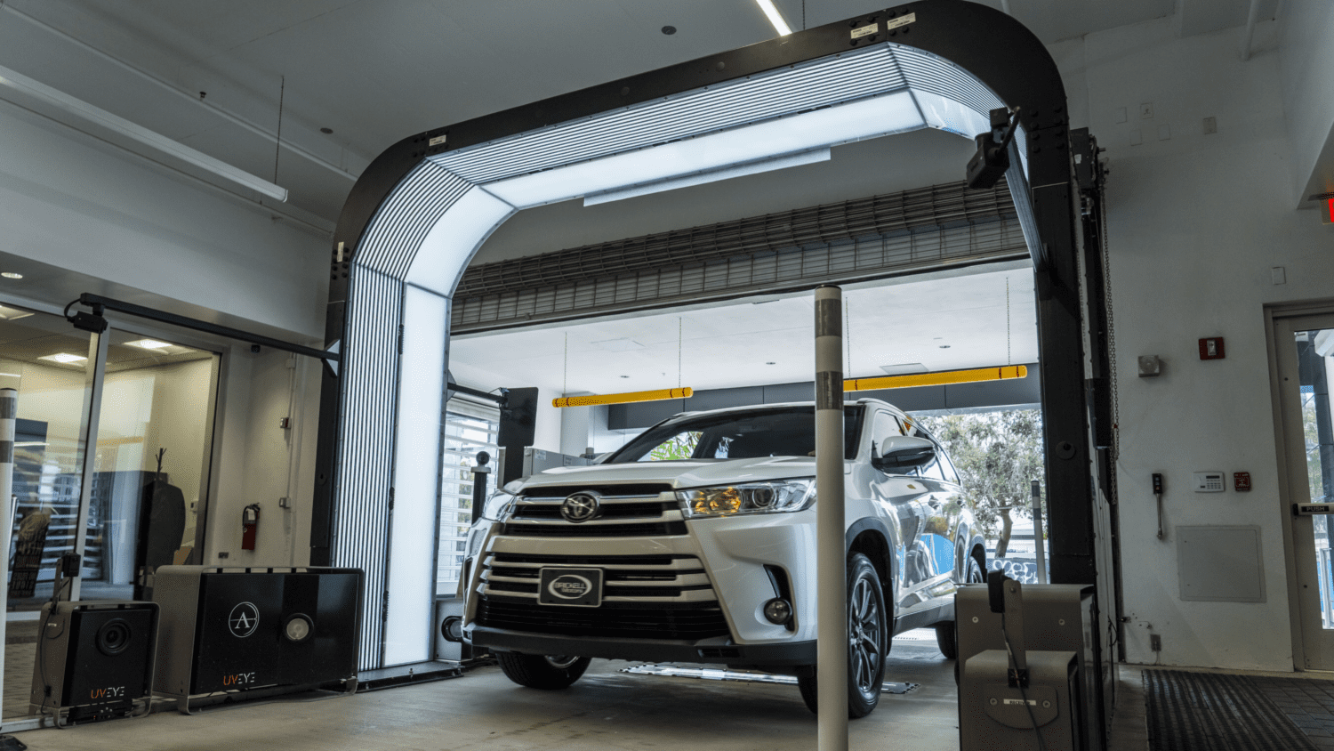 UVeye technology at the Murgado Brickell CDJR store in Miami, Florida.