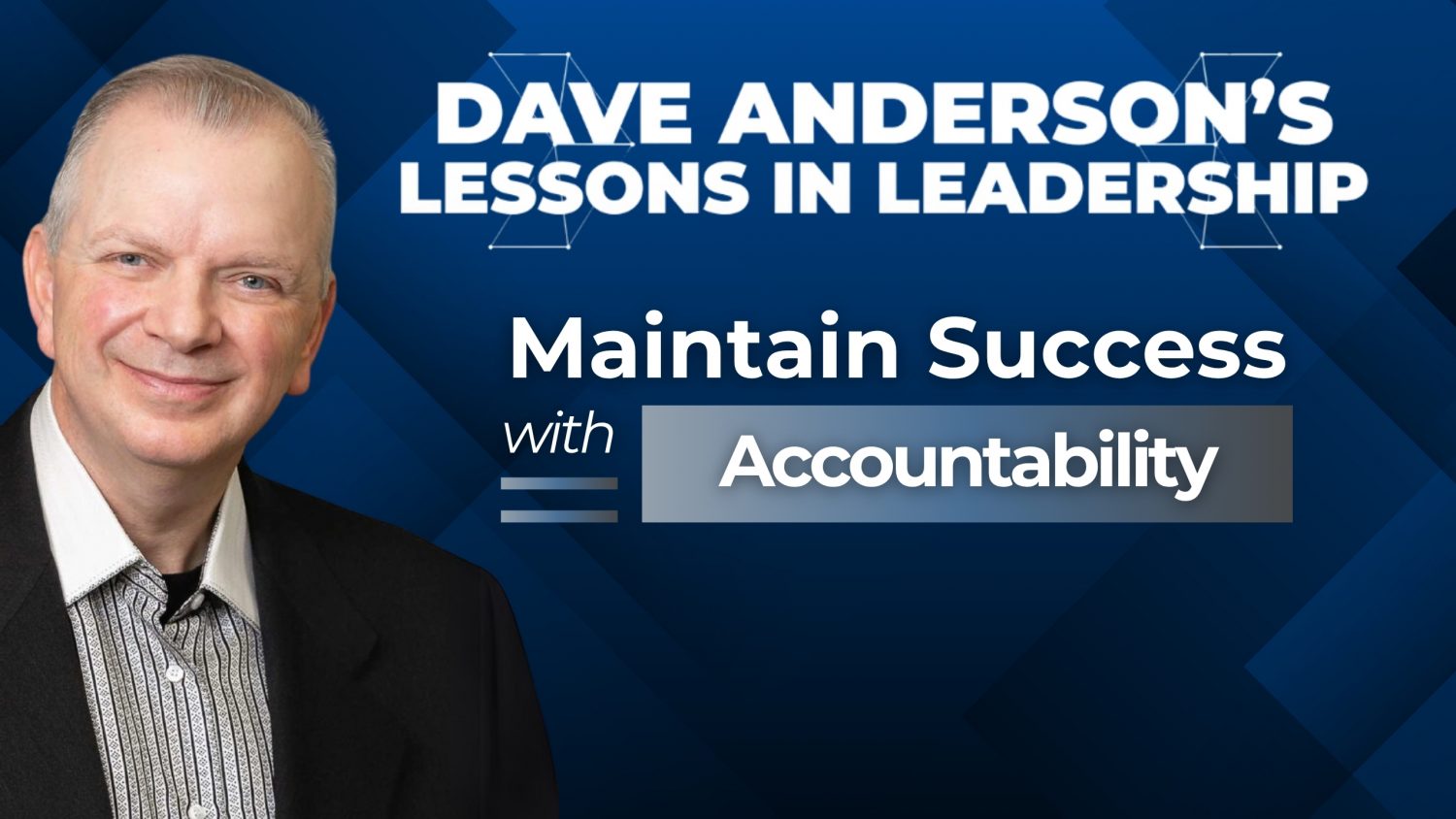 Dave Anderson, accountability