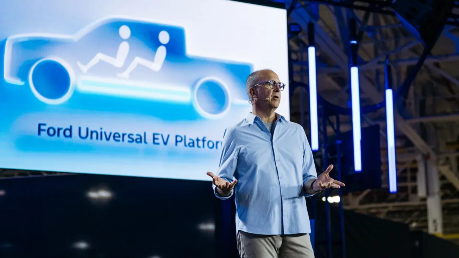 Ford’s Universal EV Platform simplifies production, cuts parts and wiring, and powers a midsize electric pickup with advanced features.