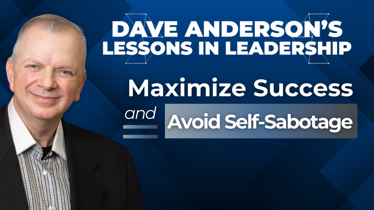 Dave Anderson explains how misinterpreting self-care can turn into self-sabotage and undermine career and personal well-being.
