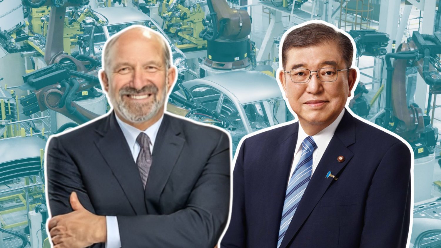 Trade negotiator Ryosel Akazawa urged U.S. Commerce Secretary Howard Lutnick to implement an agreed tariff cut on Japanese cars and auto parts
