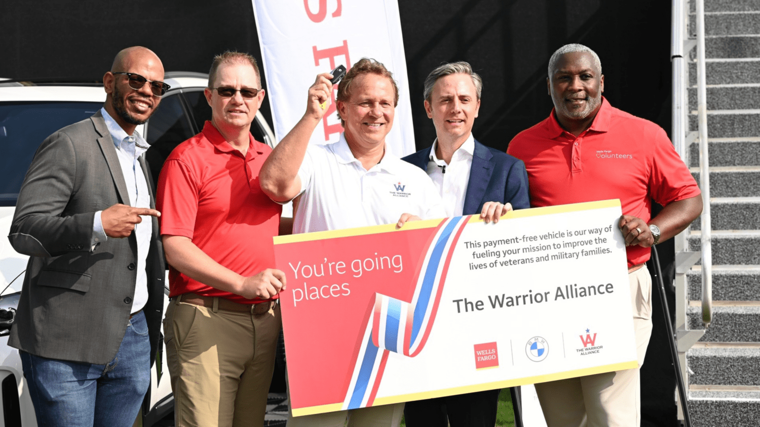 Wells Fargo and Atlanta Area BMW Centers Drive The Warrior Alliance’s Mission Forward with Vehicle Donation at TOUR Championship