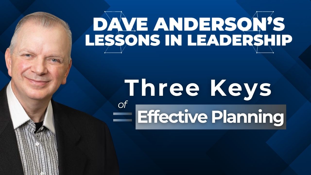 Dave Anderson, planning
