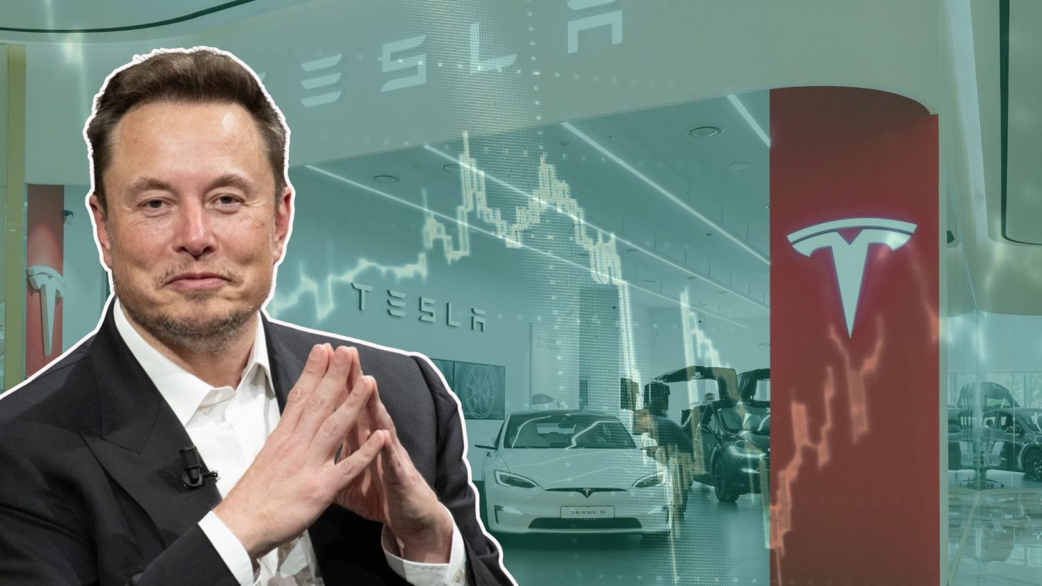 Tesla shares surge toward record