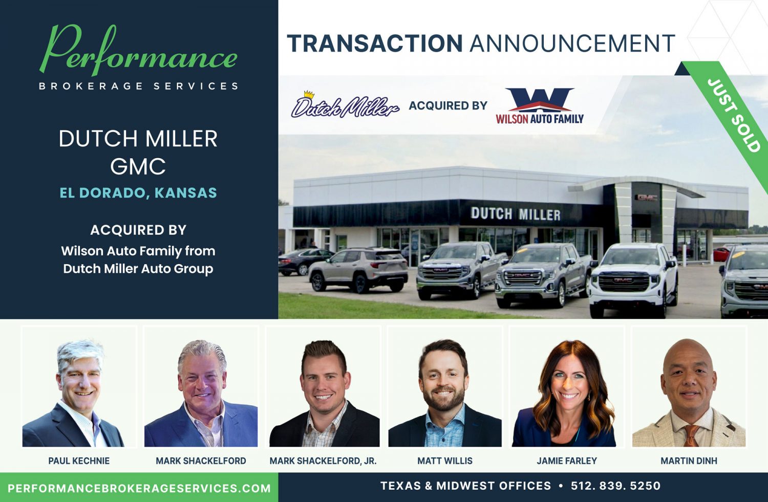 Wilson Auto Family enters Kansas with acquisition of Dutch Miller GMC of El Dorado