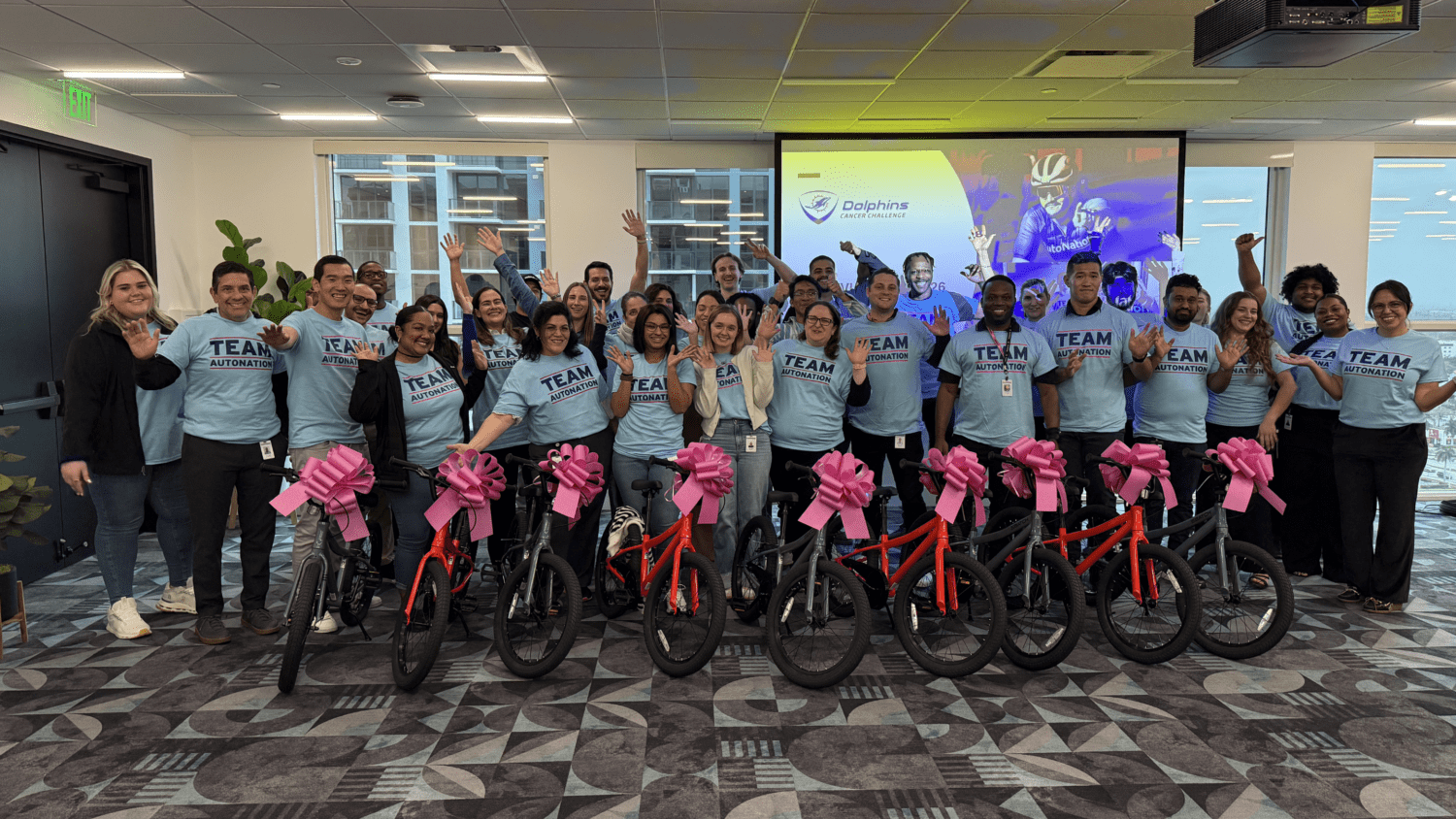 AutoNation Shifts Gears from Cars to Bikes for Pediatric Cancer Patients from Sylvester Comprehensive Cancer Center’s alex’s place