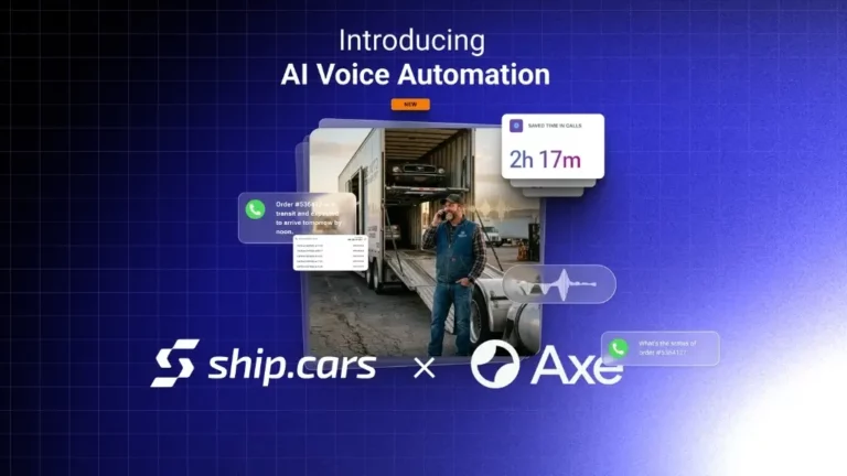 Ship.Cars announces strategic partnership with Axe to introduce AI voice automation for logistics (1)