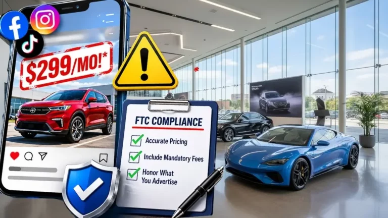 What the FTC's warning letters mean for car dealers and their social media teams