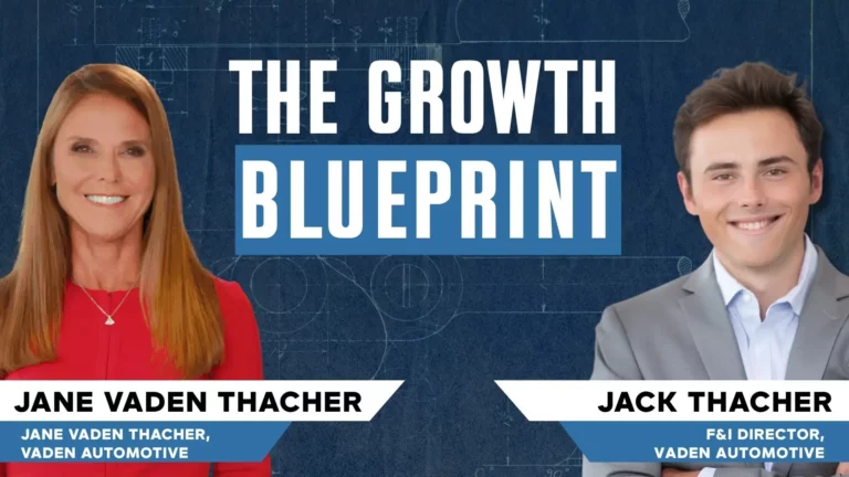 Vaden Automotive president Jane Vaden Thacher and her son, F&I director Jack Thacher, share how expanding their footprint, flexibility and family are keys to their success.