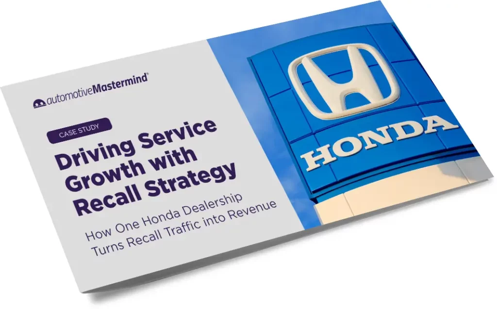 Driving Service Growth with Recall Strategy