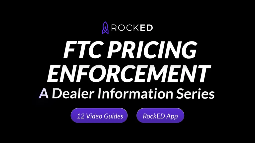 RockED launches free FTC Pricing education series for dealerships nationwide