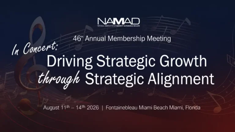 National Association of Minority Automobile Dealers Announces 46th Annual Conference in Miami