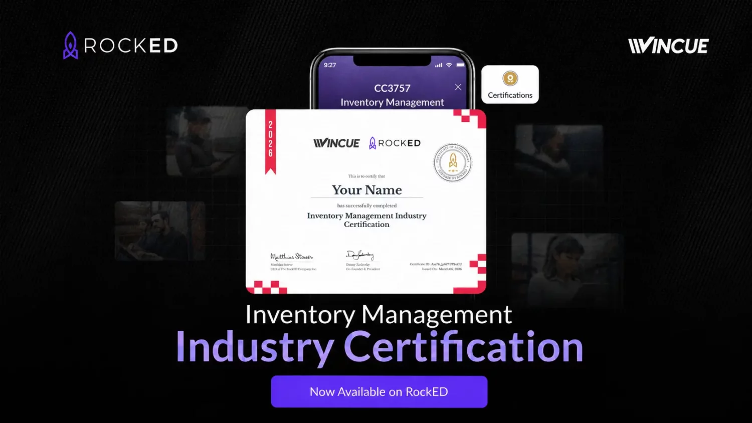RockED and VINCUE launch inventory management industry certification for retail automotive dealers and operators